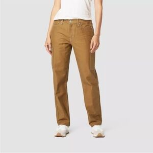 DENIZEN from Levi's Women's Mid-Rise 90's Loose Straight Jeans - Brown Size 2/26